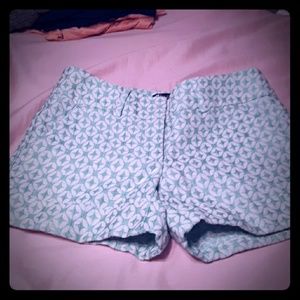 Mint pattern Suit shorts
